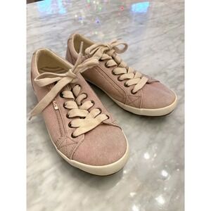 Taos Star‎ Pink Canvas Lace-Up Sneakers Women's US 7 Casual Comfort Shoes
